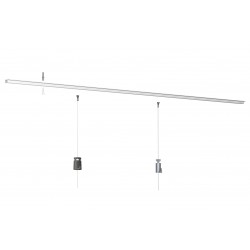 Stropní závěsná lišta Top Rail, hliník - 300 cm