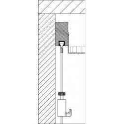 Lišta Art Strip, černá - 300 cm